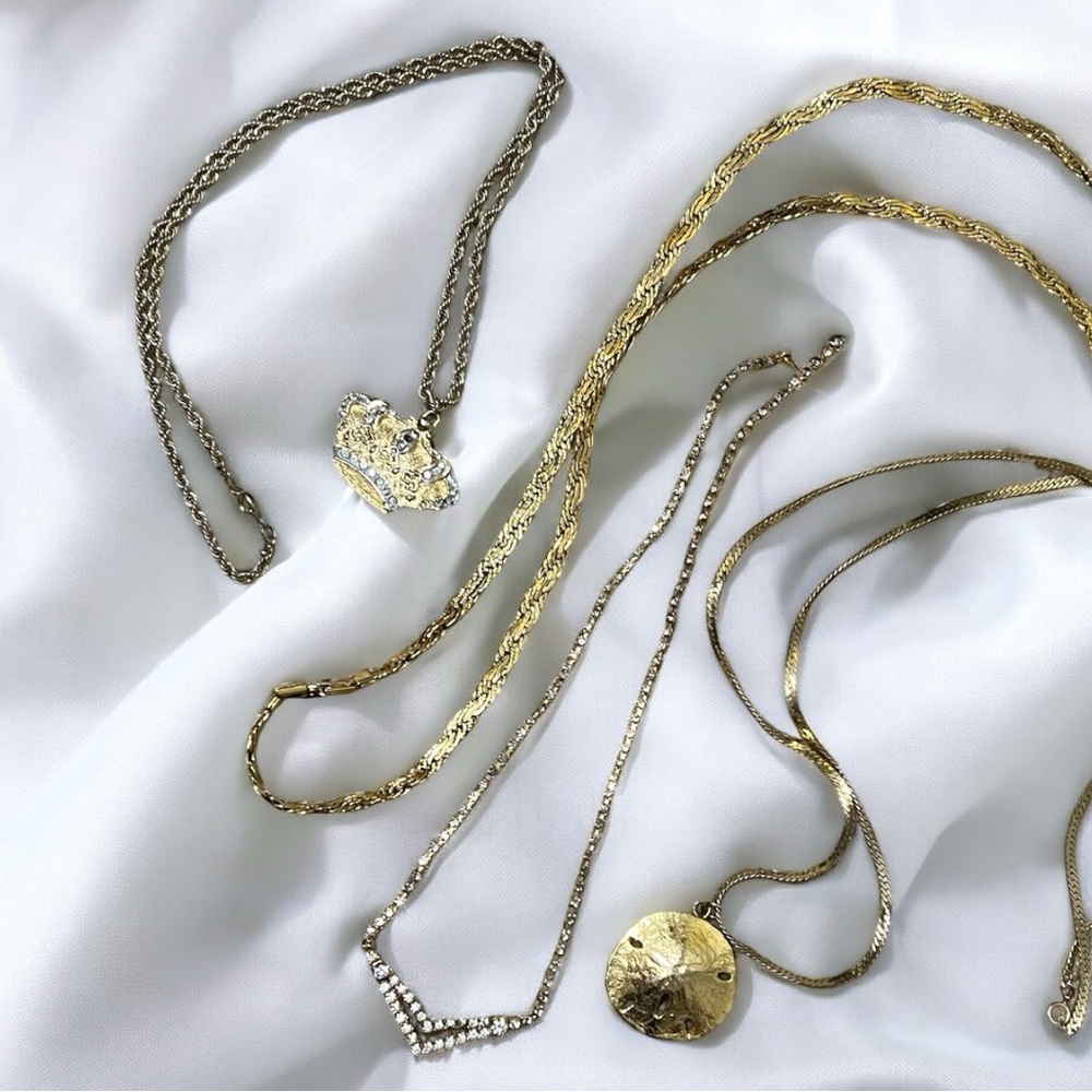 Vintage Gold Chain Necklaces